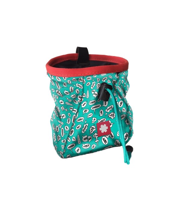 Ocún pytel na magnezium Lucky + Belt, modrá/červená
